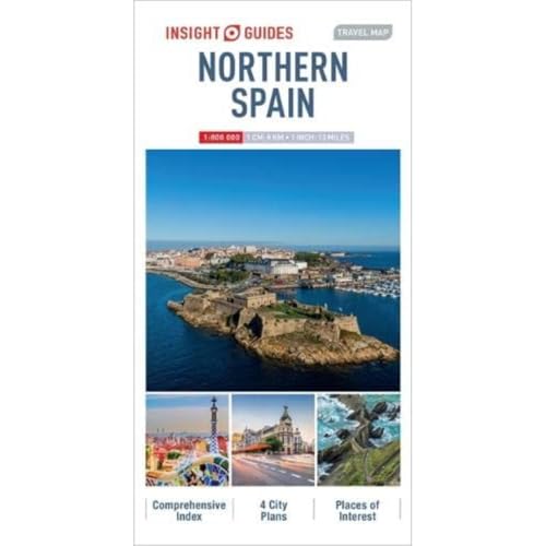 Beispielbild fr Insight Guides Travel Map Northern Spain (Insight Maps) (Insight Guides Travel Maps) zum Verkauf von Monster Bookshop