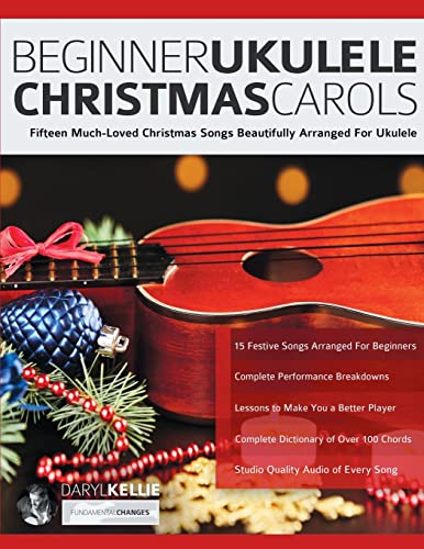 9781789333732: Beginner Ukulele Christmas Carols: Fifteen Much-Loved Christmas Songs Beautifully Arranged For Ukulele