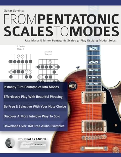 Stock image for Guitar Soloing: From Pentatonic Scales to Modes: Use Major & Minor Pentatonic Scales to Play Exciting Modal Solos (Learn Guitar Theory and Technique) for sale by HPB-Diamond