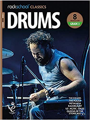 Beispielbild fr Rockschool Classics Drums Grade 3 (2018) zum Verkauf von WorldofBooks