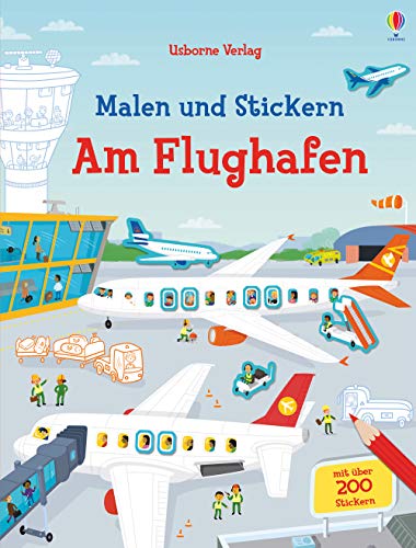 Beispielbild fr Malen und Stickern: Am Flughafen -Language: german zum Verkauf von GreatBookPrices
