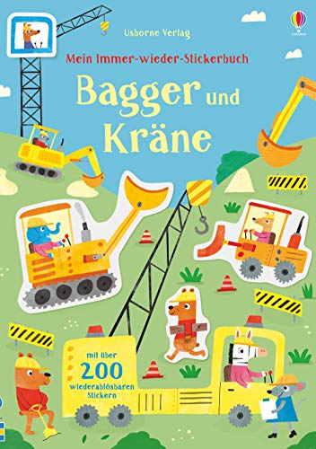 Imagen de archivo de Mein Immer-wieder-Stickerbuch: Bagger und Kräne a la venta por WorldofBooks