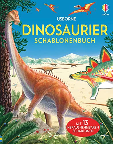 Beispielbild fr Dinosaurier Schablonenbuch zum Verkauf von medimops