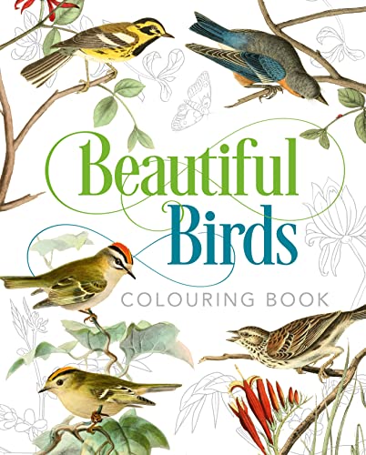 Stock image for Beautiful Birds Colouring Book (Arcturus Classic Nature Colouring) for sale by WorldofBooks