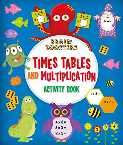 Imagen de archivo de Brain Boosters: Times Tables and Multiplication Activity Book a la venta por AwesomeBooks