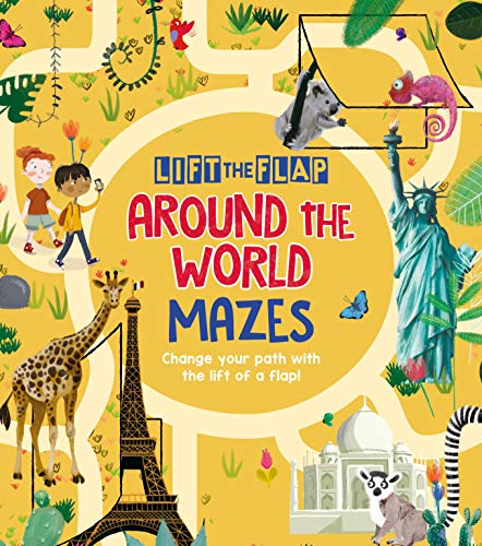 9781789506136: Lift-The-Flap: Around the World Mazes: Change Your Path with the Lift of a Flap!