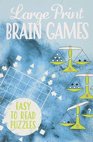 9781789507799: Large Print Brain Games (192pp Royal-format foil puzzles)