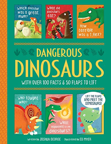 Beispielbild fr Dangerous Dinosaurs - Interactive History Book for Kids (Lift-the-flap History) zum Verkauf von WorldofBooks