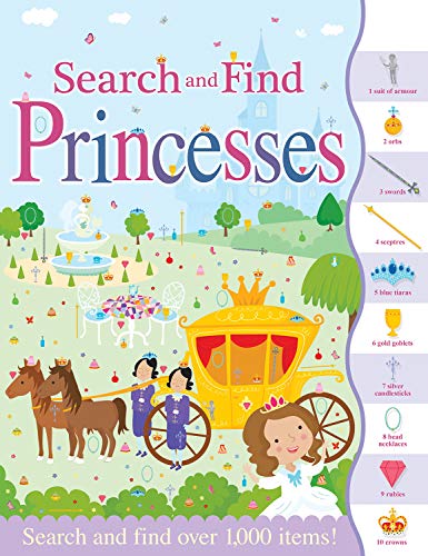 Beispielbild fr Search and Find Princesses zum Verkauf von Bahamut Media