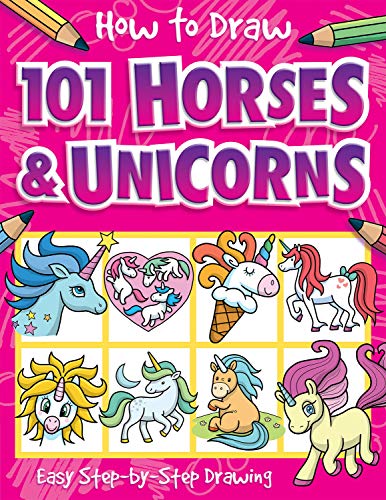 Beispielbild fr How to Draw 101 Horses and Unicorns zum Verkauf von WorldofBooks