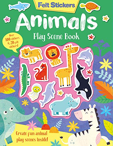 9781789585155: Felt Stickers Animals Play Scene Book: 1