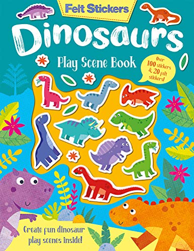 Stock image for Felt Stickers Dinosaur Play Scene Book for sale by Blackwell's