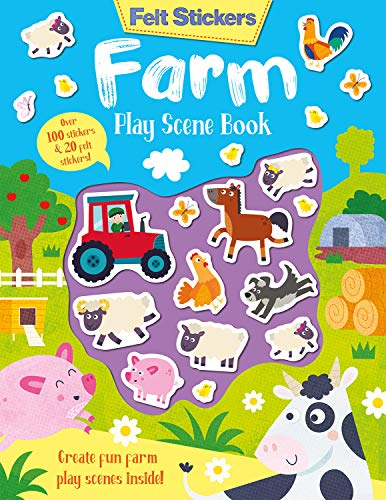 Beispielbild fr Felt Stickers Farm Play Scene Book zum Verkauf von Blackwell's