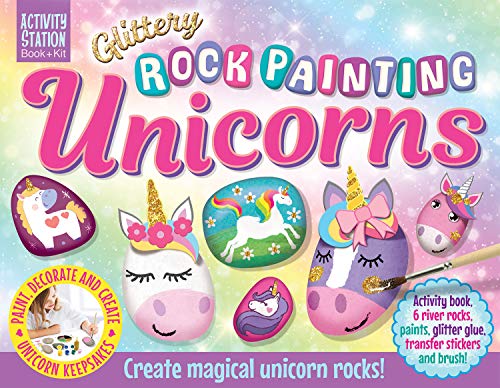Stock image for Glittery Rock Painting Unicorns (Paperback) for sale by Grand Eagle Retail