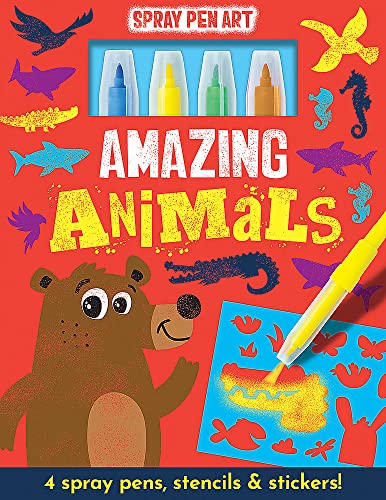 Imagen de archivo de Amazing Animals Spray Pen Art a la venta por Blackwell's