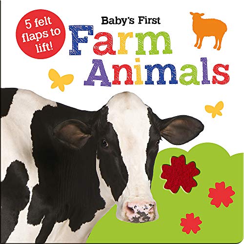 Imagen de archivo de Baby's First Farm Animals (Baby's First Felt Flap Book) a la venta por WorldofBooks