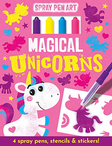 Stock image for Magical Unicorns (Spray Pen Art) for sale by WorldofBooks