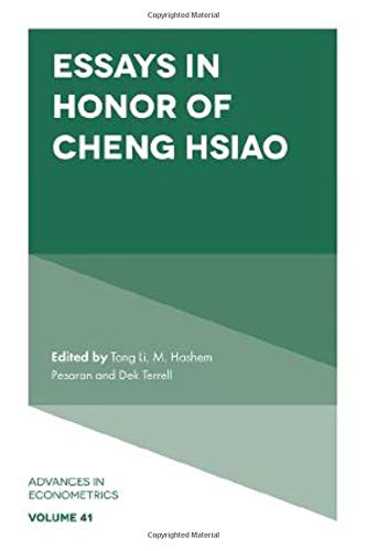 Stock image for Essays in Honor of Cheng Hsiao: 41 (Advances in Econometrics) (Advances in Econometrics, 41) for sale by Marches Books