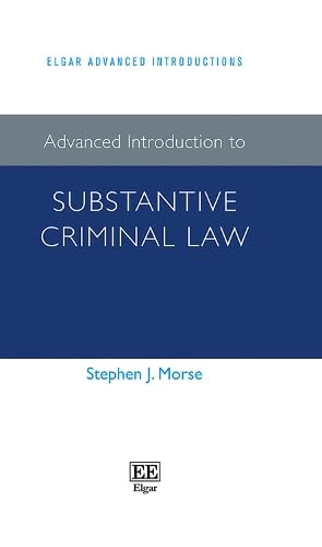 Beispielbild fr Advanced Introduction to Substantive Criminal Law zum Verkauf von Blackwell's