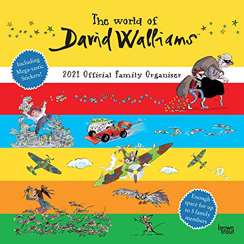 Stock image for The World of David Walliams 2021 Family Org Square Wall Calendar for sale by Goldstone Books