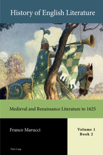 Beispielbild fr History of English Literature, Volume 1 Book 2: Medieval and Renaissance literature to 1625. zum Verkauf von Fundus-Online GbR Borkert Schwarz Zerfa