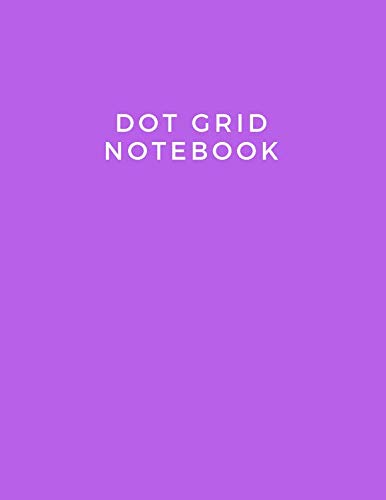 Beispielbild fr Dot Grid Notebook: Large 8.5 x 11 inches, Lilac Purple, 4 Dots Per Inch, 110 Dotted Pages, Soft Cover - Minimalist Notebook Dot Grid zum Verkauf von Revaluation Books