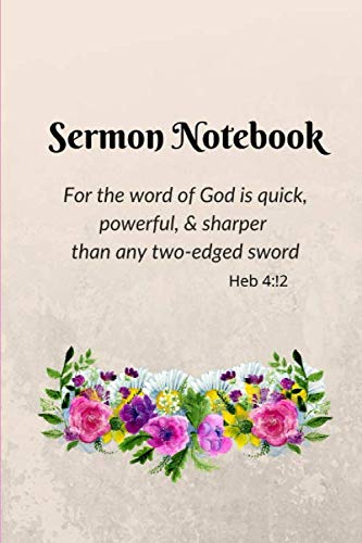 Beispielbild fr Sermon Notebook: The perfect resource for taking notes in church. Record and reflect on the message every Sunday. zum Verkauf von Revaluation Books