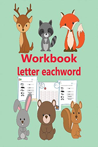 9781790411399: Workbook letter eachword: Game Fine The Missing Number Devolop Trace Letters Preschool Practice Reading