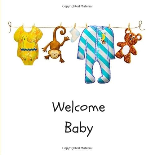 Beispielbild fr Welcome Baby: Square Guest Book for Christian Parents with inspiring bible scriptures embedded and prayers from guests encouraged for Baby Shower, Christening, Naming Ceremony, Dedication, and more. zum Verkauf von Revaluation Books