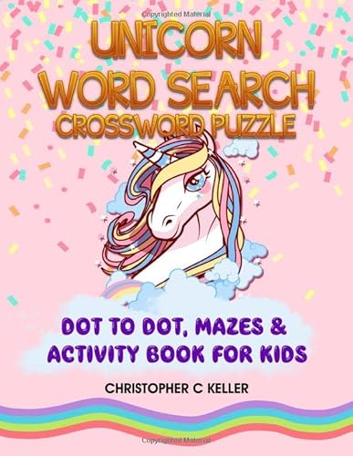 Stock image for Unicorn Word Search Crossword Puzzle: Activity Book for Kids (Unicorn Series) for sale by Revaluation Books