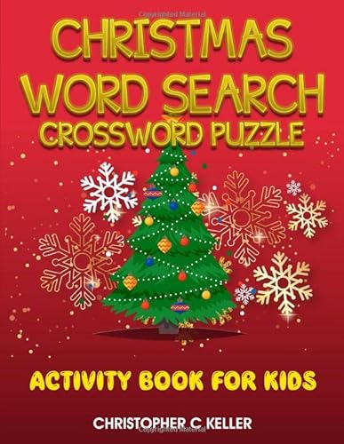 9781790661275: Christmas Word Search Crossword Puzzle: Activity Book for Kids