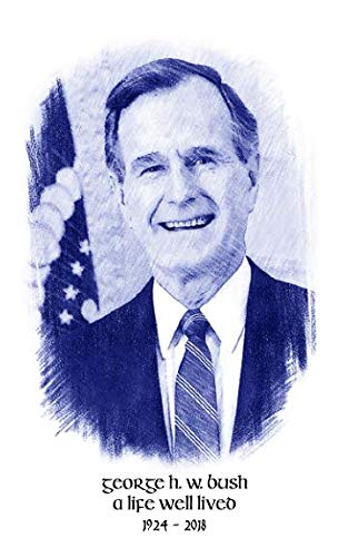 Stock image for George Bush A Life Well Lived: 5x8 Journal Notebook (History In Motion Journals, Band 2) for sale by Buchpark