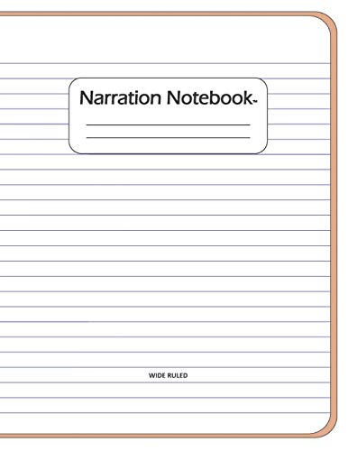 9781790873982: Narration Notebook: Wide Ruled