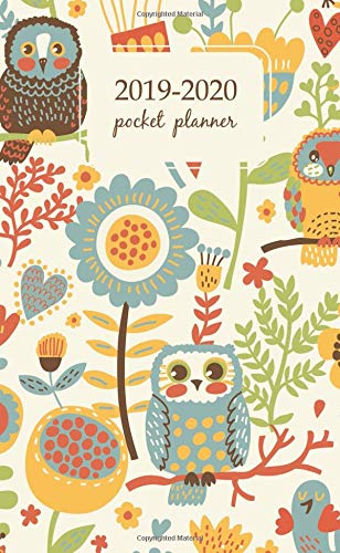 Stock image for 2019-2020 Pocket Planner: 2 Year Pocket Monthly Calenda Planner Schedule Organizer Appointment Journal Notebook 4 x 6.5 inch And Set of eight forest concept seamless patterns with birds and animals. Stunning vector backgrounds. for sale by Revaluation Books