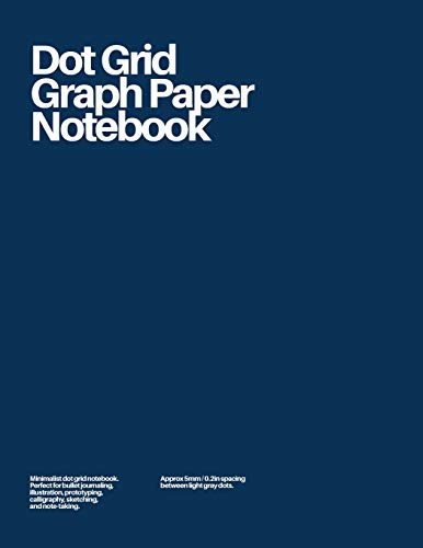 9781790979288: Dot Grid Graph Paper Notebook: Blue (Simple)