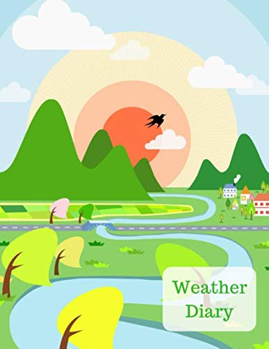 Beispielbild fr Weather Diary: Kids Weather Log Book For Weather Watchers and Future Meteorologists - Space for 100 observations with prompts and room for a photo, drawing or additional notes. zum Verkauf von WorldofBooks