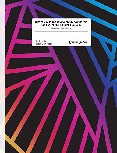 Imagen de archivo de Small Hexagonal Graph Composition Book: Geometric Prism (Style A) (Geometric Prism-A) a la venta por Lucky's Textbooks