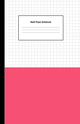 Beispielbild fr Math Paper Notebook: Graph Paper 5x5 (five squares per inch) Squared Graphing Journal Paper (each square 0.20" x 0.20") Blank Quadrille, Coordinate, Grid and Math Paper Size 5.06" x 7.81" (100 Pages) zum Verkauf von Revaluation Books