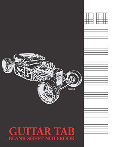 Beispielbild fr Rat Rod Guitar Tab Blank Sheet Notebook: 6-Line (6-String) Tablature Music Notation Workbook zum Verkauf von Revaluation Books