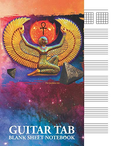 Beispielbild fr Goddess Isis Guitar Tab Blank Sheet Notebook: 6-Line (6-String) Tablature Music Notation Workbook zum Verkauf von Revaluation Books