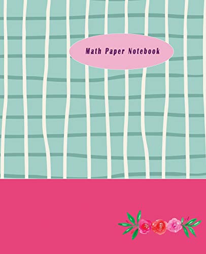 9781792171406: Math Paper Notebook: Graph Paper 5x5 (five squares per inch) Squared Graphing Journal Paper (each square 0.20” x 0.20”) Blank Quadrille, Coordinate, Grid and Math Paper Size 7.5” x 9.25” (100 Pages)