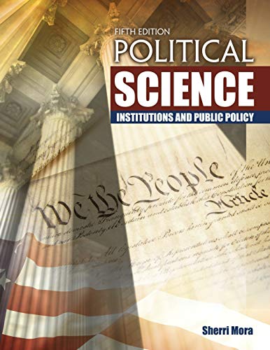 Imagen de archivo de Political Science Institutions and Public Policy a la venta por PBShop.store US