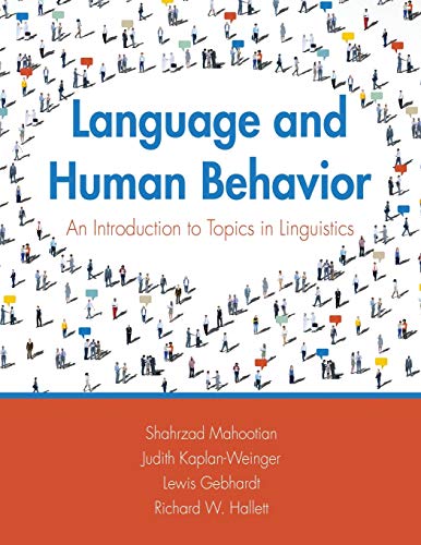 Stock image for Language and Human Behavior An Introduction to Topics in Linguistics for sale by PBShop.store US