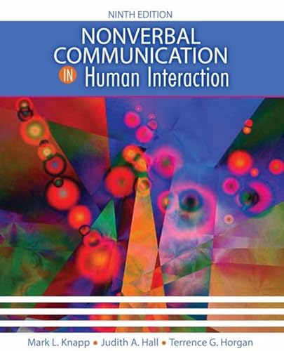 Stock image for Nonverbal Communication in Human Interaction for sale by Textbooks2go