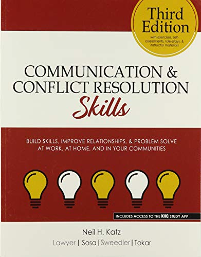 Imagen de archivo de Communication and Conflict Resolution Skills a la venta por GF Books, Inc.