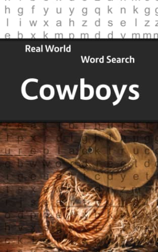 Stock image for Real World Word Search: Cowboys
