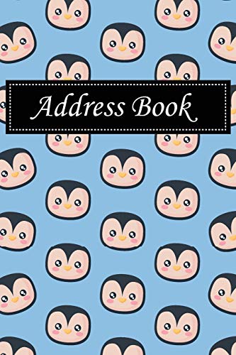 Stock image for Address Book: Alphabetical Index With Head of penguin icon pattern cover for sale by Ergodebooks