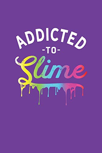 9781792784668: Addicted to Slime: Wide Ruled Composition Notebook for Girls Blank Lined Journal