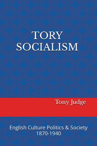 Stock image for Tory Socialism in English Culture Society and Politics 1870-1940 for sale by Revaluation Books