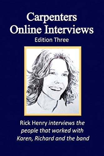 Beispielbild fr Carpenters Online Interviews Edition Three zum Verkauf von ThriftBooks-Dallas
